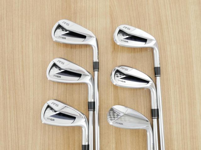 Iron set : PRGR : ชุดเหล็ก PRGR RS Titanium Face (ออกปี 2017 ตีไกล) มีเหล็ก 6-Pw,Aw (6 ชิ้น) ก้านเหล็ก Dynamic Gold S200