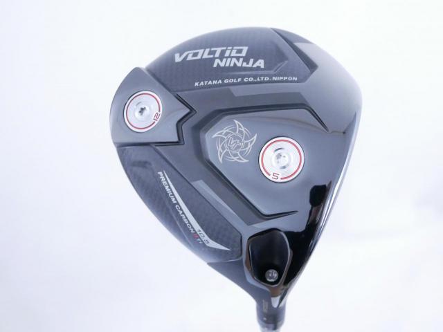 Driver : Katana : ไดรเวอร์ Katana Voltio NINJA Premium Carbon II TI (รุ่นใหม่ล่าสุด ออกปี 2025 ตีไกลมากๆ) Loft 10.5 ก้าน Tour AD VG-02 Flex R