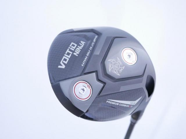 Driver : Katana : ไดรเวอร์ Katana Voltio NINJA Premium Carbon II TI (รุ่นใหม่ล่าสุด ออกปี 2025 ตีไกลมากๆ) Loft 10.5 ก้าน Tour AD VG-02 Flex R