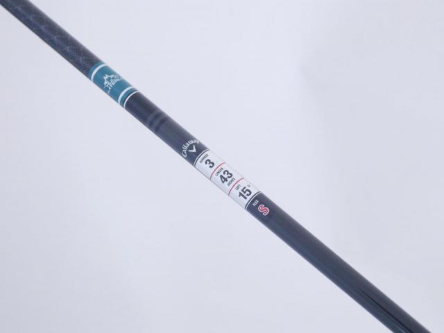 Fairway Wood : callaway : หัวไม้ 3 Callaway ELYTE Triple Diamond (ออกปี 2025) Loft 15 ก้าน Mitsubishi TENSEI 60 Flex S