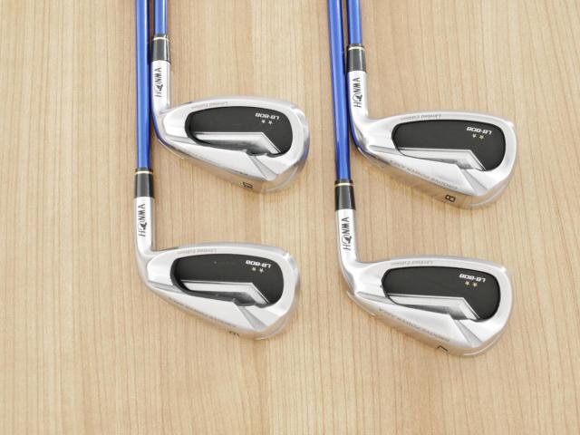 Iron set : Honma : ชุดเหล็ก Honma LB-808 Limited Edition (ปี 2018 ใบใหญ่ หน้าเด้ง ตีง่ายมาก) มีเหล็ก 7-10 (4 ชิ้น) ก้านกราไฟต์ Honma LB-2000 AQ8 Flex SR (2 ดาว)