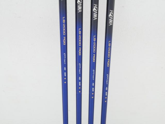 Iron set : Honma : ชุดเหล็ก Honma LB-808 Limited Edition (ปี 2018 ใบใหญ่ หน้าเด้ง ตีง่ายมาก) มีเหล็ก 7-10 (4 ชิ้น) ก้านกราไฟต์ Honma LB-2000 AQ8 Flex SR (2 ดาว)