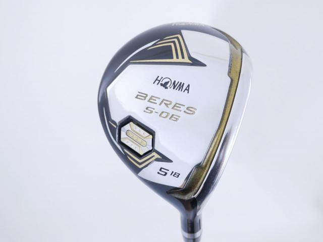 Fairway Wood : Honma : **ก้าน 3 ดาว** หัวไม้ 5 Honma Beres S-06 (รุ่นปี 2019) Loft 18 ก้าน ARMRQ X (47) Flex R (3 ดาว)