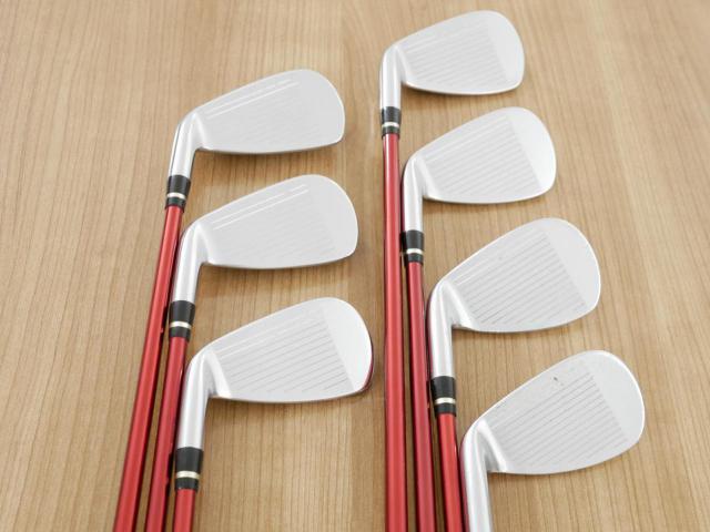Iron set : Yamaha : ชุดเหล็ก Yamaha Inpres RMX UD+2 (ปี 2017 ตีไกลที่สุด ไกลกว่าเหล็กทั่วไป 2 เบอร์) มีเหล็ก 6-Pw,Aw,As (7 ชิ้น) ก้านกราไฟต์ Mitsubishi Bassara i50xct Flex R