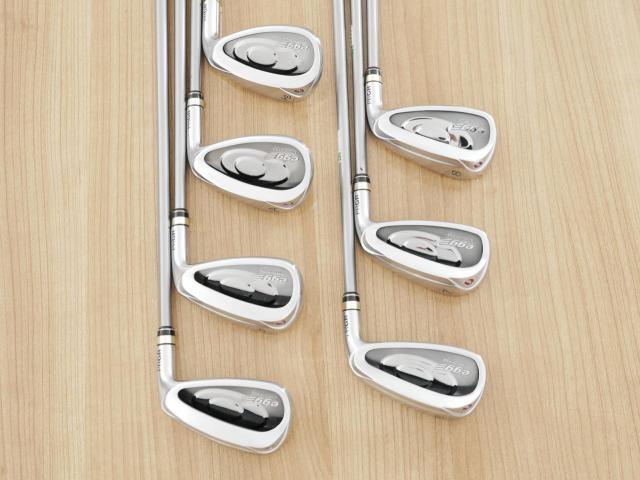 Iron set : PRGR : ชุดเหล็กกระเทย PRGR Egg PC (รุ่นปี 2019 ตีง่ายและไกลมากๆ โกงสุดๆ) มีเหล็ก 6-Pw,Aw,As (7 ชิ้น) ก้านกราไฟต์ M-40 Flex SR