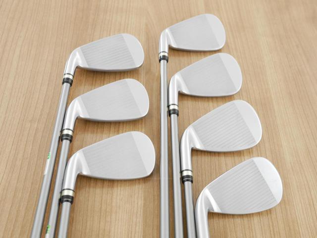 Iron set : PRGR : ชุดเหล็กกระเทย PRGR Egg PC (รุ่นปี 2019 ตีง่ายและไกลมากๆ โกงสุดๆ) มีเหล็ก 6-Pw,Aw,As (7 ชิ้น) ก้านกราไฟต์ M-40 Flex SR