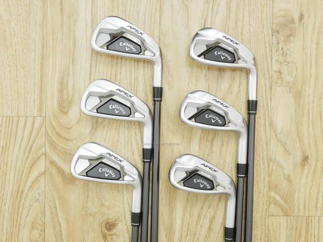 Iron set : Callaway : ชุดเหล็ก Callaway APEX DCB Forged (รุ่นล่าสุด ออกปี 2021) มีเหล็ก 5-Pw (6 ชิ้น) ก้านกราไฟต์ Mitsubishi Diamana 55 Flex R