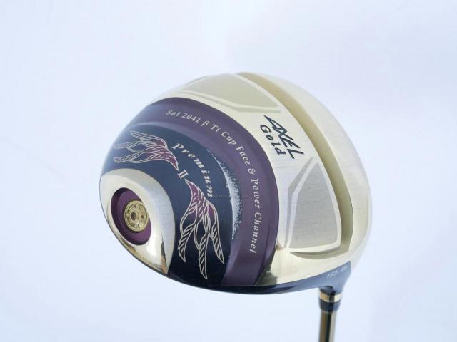 Driver : Tsuruya : Tsuruya AXEL Gold Premium II (รุ่นปี 2017 ตัวท๊อป หน้าเด้งสุดๆ COR 0.86 ของใหม่ 4 หมื่น) Loft 10.5 Flex R