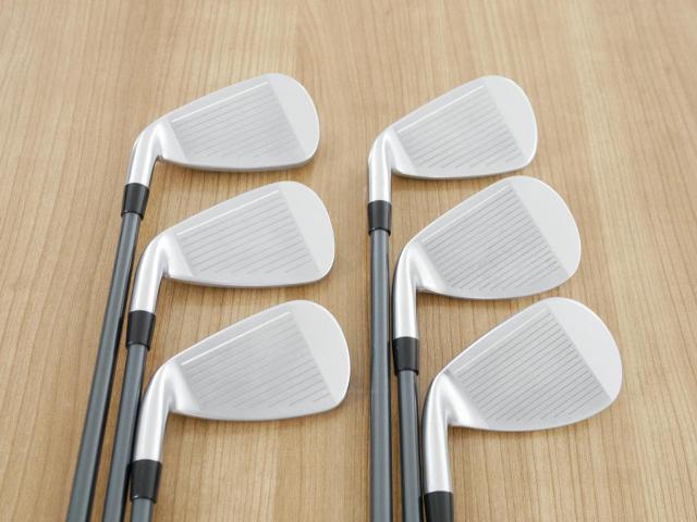 Iron set : Yamaha : ชุดเหล็ก Yamaha Inpres DriveStar Type D (รุ่นล่าสุด ออกปี 2024 ตีไกลที่สุด ไกลกว่าเหล็กทั่วไป 2 เบอร์ หน้าเด้งมากๆ) มีเหล็ก 7-Pw,Aw,As (6 ชิ้น) ก้านกราไฟต์ Fujikura Speeder NX M-425i Flex SR