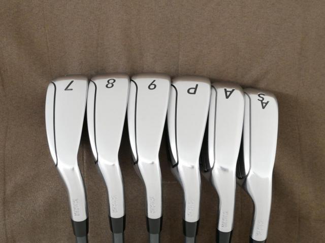 Iron set : Yamaha : ชุดเหล็ก Yamaha Inpres DriveStar Type D (รุ่นล่าสุด ออกปี 2024 ตีไกลที่สุด ไกลกว่าเหล็กทั่วไป 2 เบอร์ หน้าเด้งมากๆ) มีเหล็ก 7-Pw,Aw,As (6 ชิ้น) ก้านกราไฟต์ Fujikura Speeder NX M-425i Flex SR