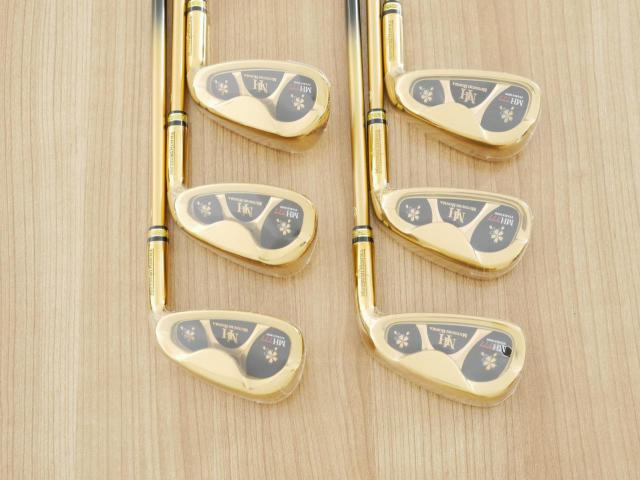 Iron set : Other Brand : **ของใหม่ ยังไม่แกะพลาสติก** ชุดเหล็ก Mutsumi Honma MH777 One Length (ใบใหญ่ ตีง่าย ไกล) มีเหล็ก 5-Pw (6 ชิ้น) ก้านกราไฟต์ Flex R