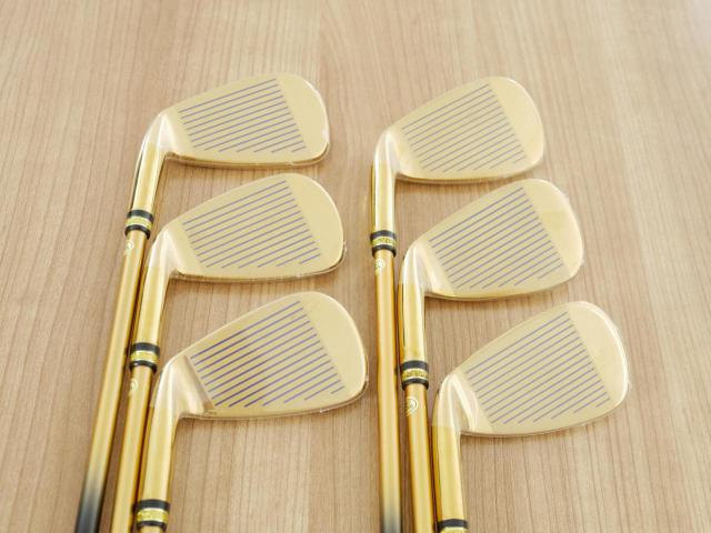 Iron set : Other Brand : **ของใหม่ ยังไม่แกะพลาสติก** ชุดเหล็ก Mutsumi Honma MH777 One Length (ใบใหญ่ ตีง่าย ไกล) มีเหล็ก 5-Pw (6 ชิ้น) ก้านกราไฟต์ Flex R