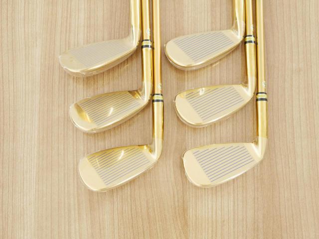 Iron set : Other Brand : **ของใหม่ ยังไม่แกะพลาสติก** ชุดเหล็ก Mutsumi Honma MH777 One Length (ใบใหญ่ ตีง่าย ไกล) มีเหล็ก 5-Pw (6 ชิ้น) ก้านกราไฟต์ Flex R