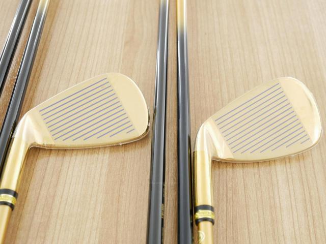 Iron set : Other Brand : **ของใหม่ ยังไม่แกะพลาสติก** ชุดเหล็ก Mutsumi Honma MH777 One Length (ใบใหญ่ ตีง่าย ไกล) มีเหล็ก 5-Pw (6 ชิ้น) ก้านกราไฟต์ Flex R