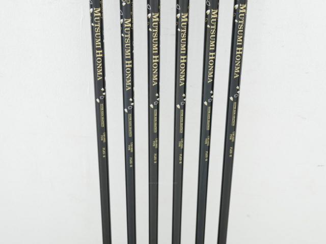 Iron set : Other Brand : **ของใหม่ ยังไม่แกะพลาสติก** ชุดเหล็ก Mutsumi Honma MH777 One Length (ใบใหญ่ ตีง่าย ไกล) มีเหล็ก 5-Pw (6 ชิ้น) ก้านกราไฟต์ Flex R