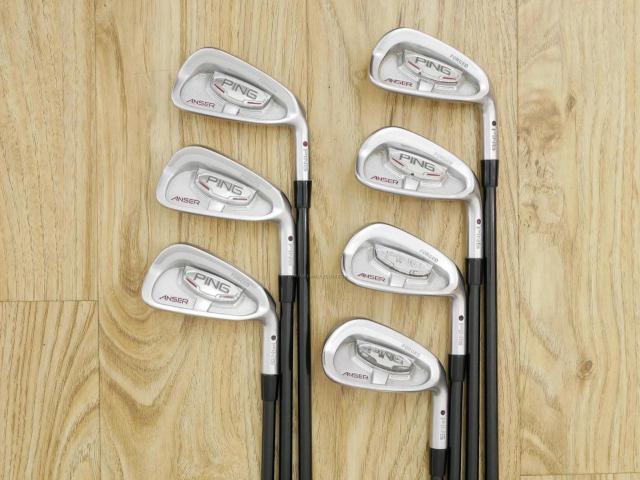 Iron set : Ping : ชุดเหล็ก Ping Anser Forged มีเหล็ก 4-Pw (7 ชิ้น) ก้านกราไฟต์ Flex R
