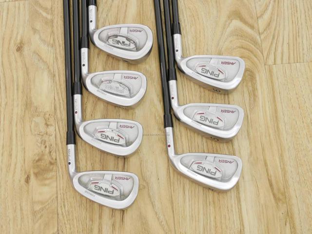 Iron set : Ping : ชุดเหล็ก Ping Anser Forged มีเหล็ก 4-Pw (7 ชิ้น) ก้านกราไฟต์ Flex R