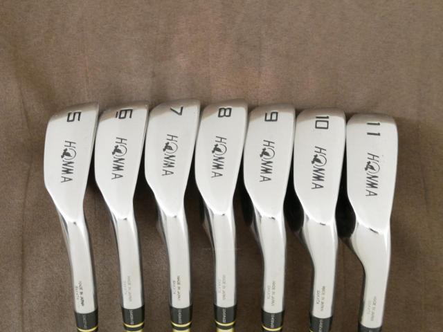 Iron set : Honma : ชุดเหล็ก Honma AMAZING Spec II (หน้าเด้ง โกงองศา ไกลมากๆ) มีเหล็ก 5-11 (7 ชิ้น ระยะเทียบเท่า 4-Pw) ก้าน ARMRQ 6 (45) Flex R (2 ดาว)