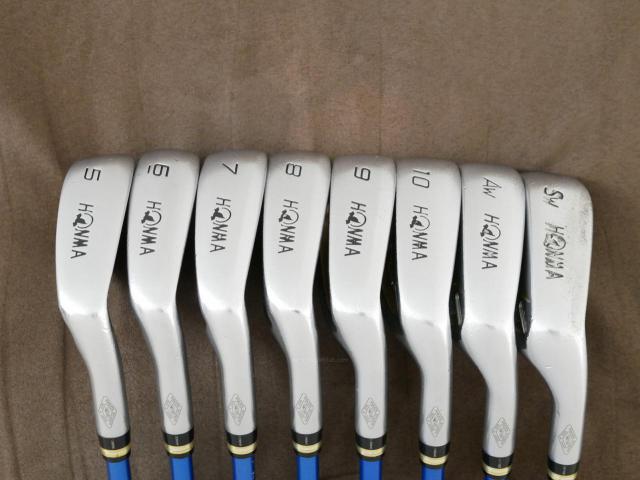 Iron set : Honma : ชุดเหล็ก Honma Beres IS-05 Forged (ปี 2017) มีเหล็ก 5-10,Aw,Sw (8 ชิ้น) ก้าน ARMRQ ∞ (53) Flex S (2 ดาว)