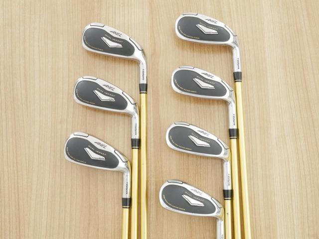 Iron set : Tsuruya : ชุดเหล็ก Tsuruya AXEL Dual Impact MM (หน้าเด้ง ตีง่ายมาก เหมาะกับซีเนียร์) มีเหล็ก 5-Pw,Aw (7 ชิ้น) ก้านกราไฟต์ Flex R