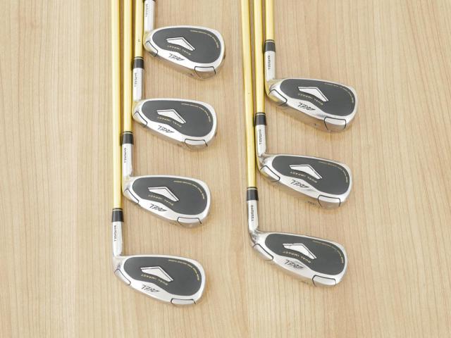 Iron set : Tsuruya : ชุดเหล็ก Tsuruya AXEL Dual Impact MM (หน้าเด้ง ตีง่ายมาก เหมาะกับซีเนียร์) มีเหล็ก 5-Pw,Aw (7 ชิ้น) ก้านกราไฟต์ Flex R