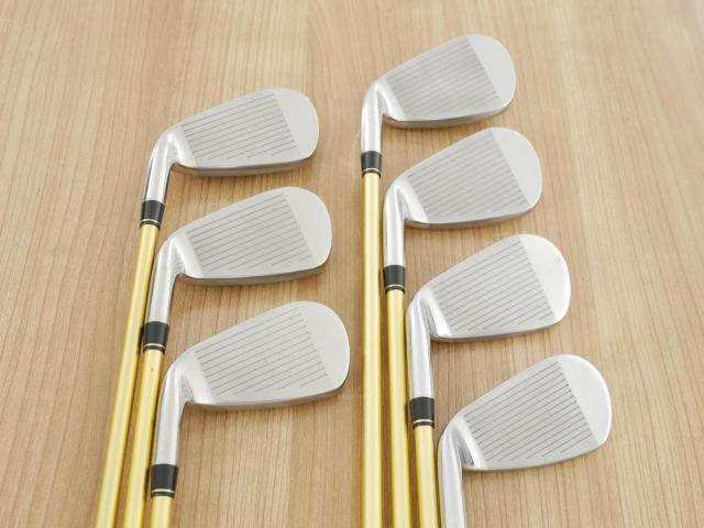 Iron set : Tsuruya : ชุดเหล็ก Tsuruya AXEL Dual Impact MM (หน้าเด้ง ตีง่ายมาก เหมาะกับซีเนียร์) มีเหล็ก 5-Pw,Aw (7 ชิ้น) ก้านกราไฟต์ Flex R