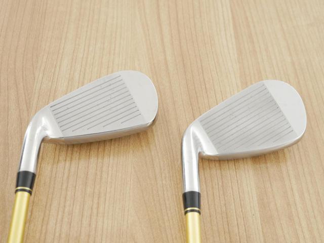 Iron set : Tsuruya : ชุดเหล็ก Tsuruya AXEL Dual Impact MM (หน้าเด้ง ตีง่ายมาก เหมาะกับซีเนียร์) มีเหล็ก 5-Pw,Aw (7 ชิ้น) ก้านกราไฟต์ Flex R