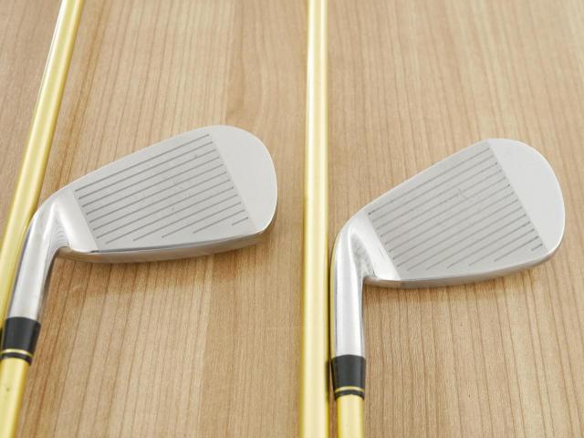 Iron set : Tsuruya : ชุดเหล็ก Tsuruya AXEL Dual Impact MM (หน้าเด้ง ตีง่ายมาก เหมาะกับซีเนียร์) มีเหล็ก 5-Pw,Aw (7 ชิ้น) ก้านกราไฟต์ Flex R