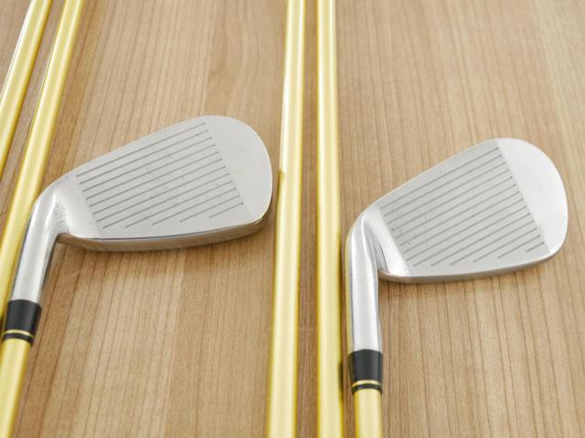 Iron set : Tsuruya : ชุดเหล็ก Tsuruya AXEL Dual Impact MM (หน้าเด้ง ตีง่ายมาก เหมาะกับซีเนียร์) มีเหล็ก 5-Pw,Aw (7 ชิ้น) ก้านกราไฟต์ Flex R