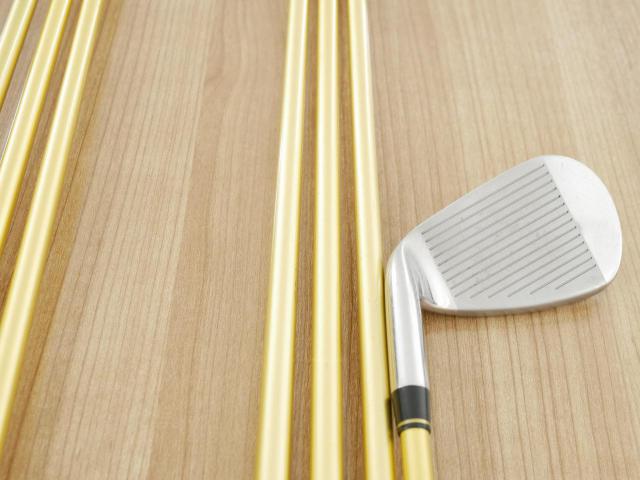 Iron set : Tsuruya : ชุดเหล็ก Tsuruya AXEL Dual Impact MM (หน้าเด้ง ตีง่ายมาก เหมาะกับซีเนียร์) มีเหล็ก 5-Pw,Aw (7 ชิ้น) ก้านกราไฟต์ Flex R