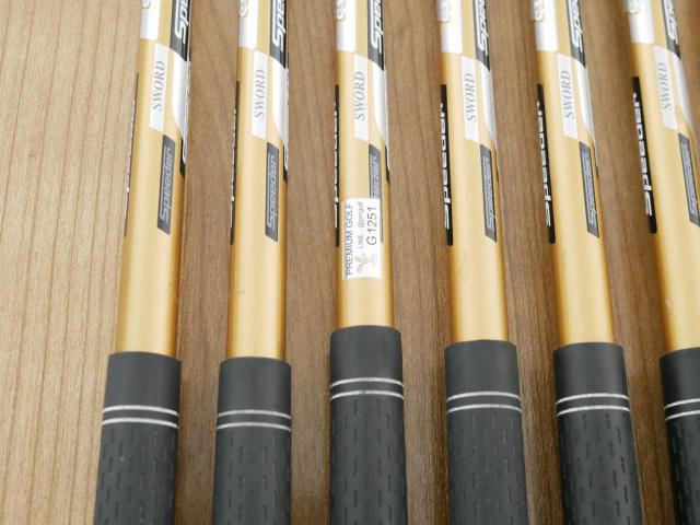 Iron set : Katana : ชุดเหล็ก Katana Sword Sniper AIR (หน้าเด้ง) มีเหล็ก 6-Pw,Aw,Sw (7 ชิ้น) ก้านกราไฟต์ Fujikura Air Speeder Flex R