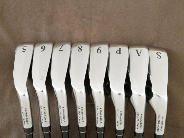 Iron set : Katana : ชุดเหล็ก Katana Sword Sniper Z (ใบใหญ่ ตีง่าย) มีเหล็ก 5-Pw,Aw,Sw (8 ชิ้น) ก้านกราไฟต์ Fujikura Speeder 589 Flex R