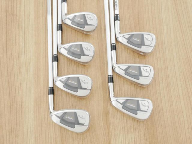 Lady club : All : **ของใหม่ ยังไม่แกะพลาสติก** ชุดเหล็ก Callaway Rogue ST Max Fast (ออกปี 2022 ตีง่ายที่สุด ไกลสุดของ Callaway) มีเหล็ก 6-Pw,Aw,Sw (7 ชิ้น) ก้านกราไฟต์ Mitsubishi ELDIO 40 Flex L