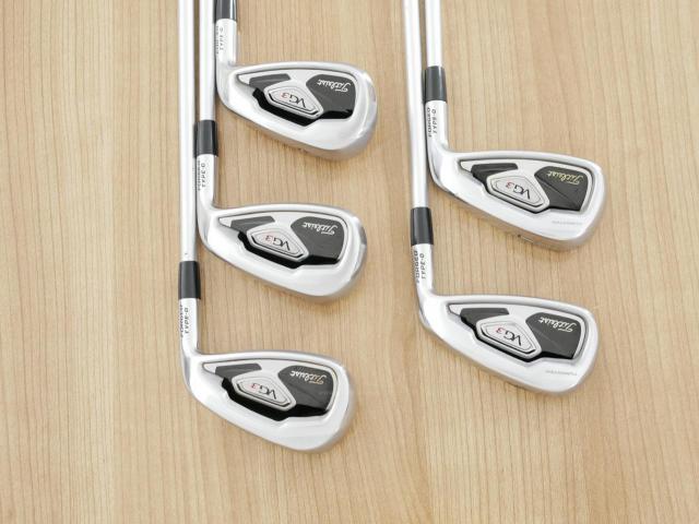 Iron set : Titleist : ชุดเหล็ก Titleist VG3 Type D Forged (ปี 2017 Japan Spec. ตีง่ายและไกลที่สุดของ Titleist) มีเหล็ก 6-Pw (5 ชิ้น) ก้านกราไฟต์ Mitsubishi VGI Flex R