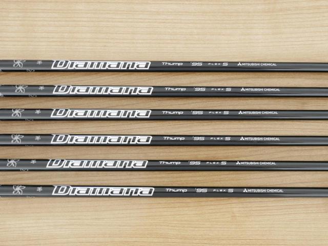 Iron set : Taylormade : ชุดเหล็ก Taylormade P770 Forged (รุ่นปี 2023 นุ่ม แน่น)  มีเหล็ก 5-Pw (6 ชิ้น) ก้านกราไฟต์ Mitsubishi Diamana Thump i95 Flex S