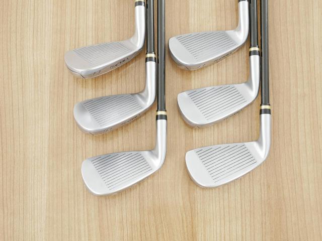 Iron set : Honma : **ตุ้มน้ำหนักหลุด** ชุดเหล็ก Honma Beres IS-01 (หน้าเด้ง Maraging) มีเหล็ก 6-11 (6 ชิ้น เทียบเท่า 5-Pw) ก้าน ARMRQ 6 (49) FLex R (2 ดาว)