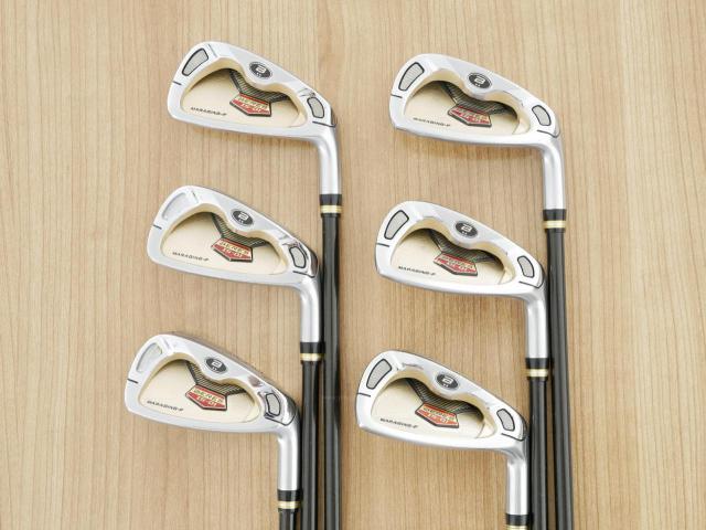 Iron set : Honma : **ตุ้มน้ำหนักหลุด** ชุดเหล็ก Honma Beres IS-01 (หน้าเด้ง Maraging) มีเหล็ก 6-11 (6 ชิ้น เทียบเท่า 5-Pw) ก้าน ARMRQ 6 (49) FLex R (2 ดาว)