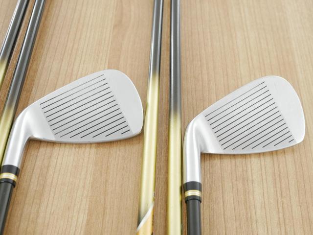 Iron set : Honma : **ตุ้มน้ำหนักหลุด** ชุดเหล็ก Honma Beres IS-01 (หน้าเด้ง Maraging) มีเหล็ก 6-11 (6 ชิ้น เทียบเท่า 5-Pw) ก้าน ARMRQ 6 (49) FLex R (2 ดาว)