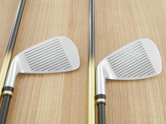 Iron set : Honma : **ตุ้มน้ำหนักหลุด** ชุดเหล็ก Honma Beres IS-01 (หน้าเด้ง Maraging) มีเหล็ก 6-11 (6 ชิ้น เทียบเท่า 5-Pw) ก้าน ARMRQ 6 (49) FLex R (2 ดาว)