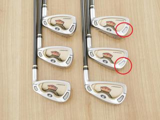 Iron set : Honma : **ตุ้มน้ำหนักหลุด** ชุดเหล็ก Honma Beres IS-01 (หน้าเด้ง Maraging) มีเหล็ก 6-11 (6 ชิ้น เทียบเท่า 5-Pw) ก้าน ARMRQ 6 (49) FLex R (2 ดาว)