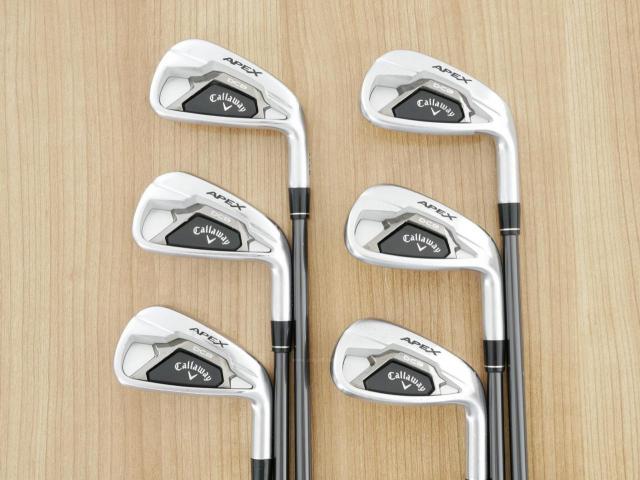 Iron set : Callaway : ชุดเหล็ก Callaway APEX DCB Forged (ปี 2022) มีเหล็ก 5-Pw (6 ชิ้น) ก้านกราไฟต์ Mitsubishi Diamana 55 Flex R