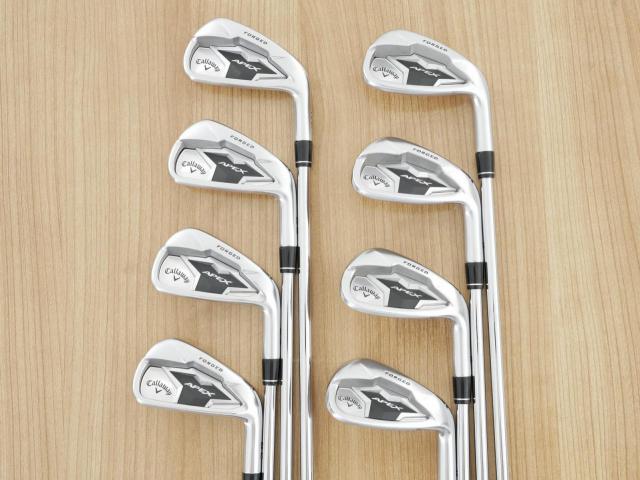 Iron set : Callaway : ชุดเหล็ก Callaway APEX Forged (ออกปี 2019) มีเหล็ก 4-Pw,Aw (8 ชิ้น) ก้านเหล็ก True Temper Elevate 95 VSS Flex R