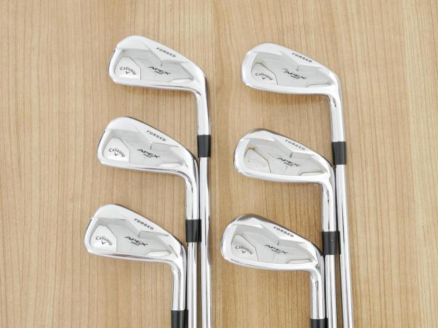 Iron set : Callaway : **มีตำหนิ** ชุดเหล็ก Callaway APEX Pro Forged (ออกปี 2019) มีเหล็ก 5-Pw (6 ชิ้น) ก้านเหล็ก NS Pro Modus 105 Flex S