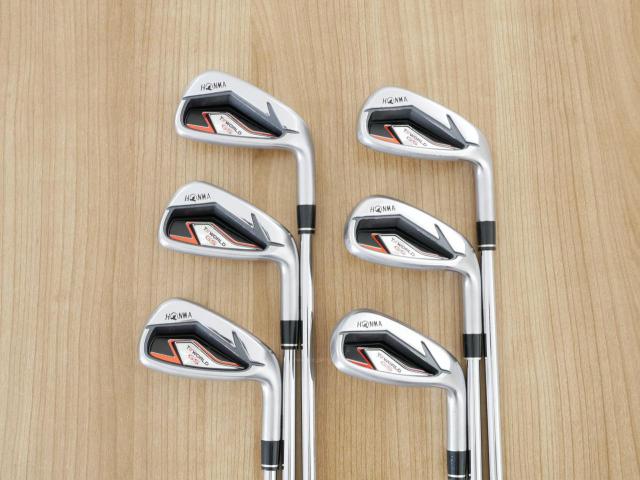 Iron set : Honma : ชุดเหล็ก Honma Tour World GS (ออกปี 2021 ใบใหญ่ ตีง่าย ไกล) มีเหล็ก 6-11 (6 ชิ้น) ก้านเหล็ก NS Pro 950 NEO Flex R