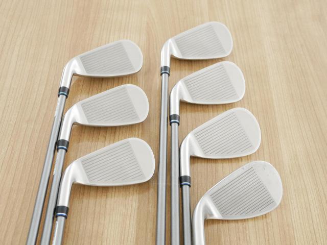 Iron set : XXIO : ชุดเหล็ก XXIO Cross 2 (ออกปี 2021 ตีไกลที่สุดของที่สุดจาก XXIO หน้าเด้งสุดๆ) มีเหล็ก 5-Pw,Sw (7 ชิ้น ตีไกลกว่าปกติ 2 เบอร์) ก้านกราไฟต์ MH-2000 Flex R