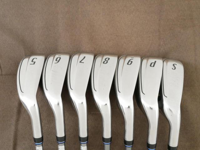 Iron set : XXIO : ชุดเหล็ก XXIO Cross 2 (ออกปี 2021 ตีไกลที่สุดของที่สุดจาก XXIO หน้าเด้งสุดๆ) มีเหล็ก 5-Pw,Sw (7 ชิ้น ตีไกลกว่าปกติ 2 เบอร์) ก้านกราไฟต์ MH-2000 Flex R