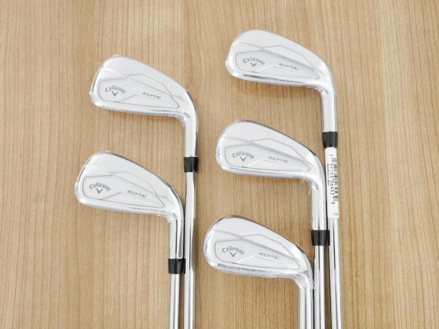 Iron set : Callaway : **ของใหม่ ยังไม่แกะพลาสติก** ชุดเหล็ก Callaway ELYTE (รุ่นล่าสุด ออกปี 2025 ตีง่ายมาก ไกล Japan Spec.) มีเหล็ก 6-Pw (5 ชิ้น) ก้านเหล็ก NS Pro 950 NEO Flex R