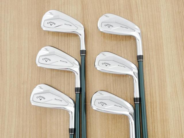 Iron set : Callaway : ชุดเหล็ก Callaway ELYTE Max Fast (รุ่นล่าสุด ออกปี 2025 ตีง่ายมาก ไกล Japan Spec.) มีเหล็ก 6-Pw,Aw (6 ชิ้น) ก้านกราไฟต์ UST Mamiya LINQ 40 Flex R
