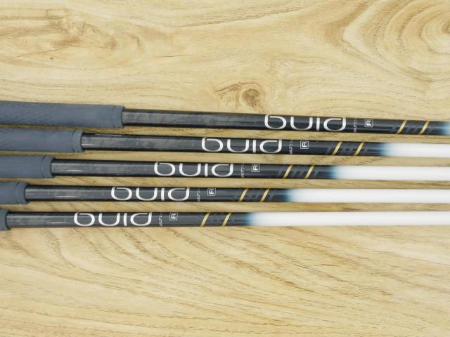 Lady club : All : ชุดเหล็ก Ping G Le 3 (รุ่นล่าสุด ออกปี 2024 ใบใหญ่ ตีง่ายมาก) มีเหล็ก 7-Pw,Sw (5 ชิ้น) ก้านกราไฟต์ Ping ULT 250 J Flex A (Lady)