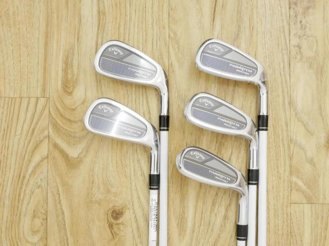 Lady club : All : **ของใหม่ ยังไม่แกะพลาสติก** ชุดเหล็ก Callaway Paradym Max Fast (ออกปี 2023 ตีง่ายสุด ไกลสุดของ Callaway Japan Spec.) มีเหล็ก 7-Pw,56 (5 ชิ้น) ก้านกราไฟต์ Mitsubishi ELDIO 40 Flex A (Lady)